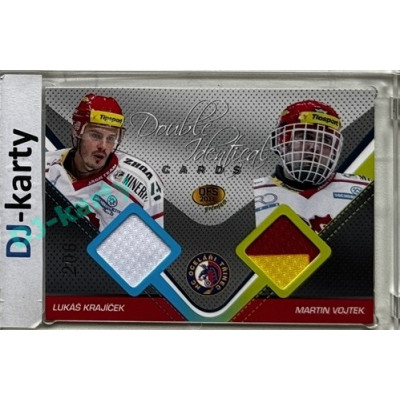 2011 OFS Premium #J02 Lukáš Krajíček / Martin Vojtek Double Identical Jersey 206/500