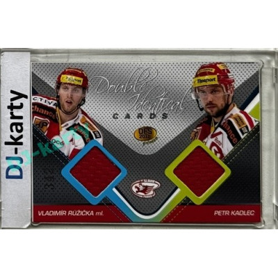 2011 OFS Premium #J15 Vladimír Růžička ml. / Petr Kadlec Double Identical Jersey 342/500