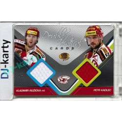 2011 OFS Premium #J15 Vladimír Růžička ml. / Petr Kadlec Double Identical Jersey 195/500