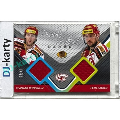 2011 OFS Premium #J15 Vladimír Růžička ml. / Petr Kadlec Double Identical Jersey 350/500