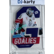 2021 MK reprezentace Dominik Furch #G9 Goalies Blue Die-cut PROMO