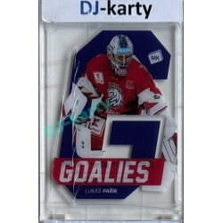 2021 MK reprezentace Lukáš Pařík #G11 Goalies Blue Die-cut PROMO