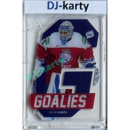 2021 MK reprezentace Petr Kváča #G3 Goalies Blue Die-cut PROMO