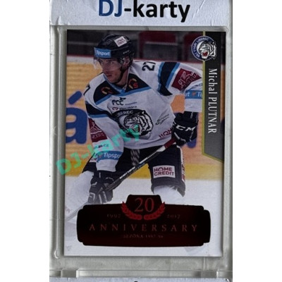 2017/18 OFS Michal Plutnar #210 17/29 Red Retro