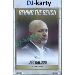 2016/17 OFS Jiří Kalous #BB-1 xx/100 Behind the Bench (matná)
