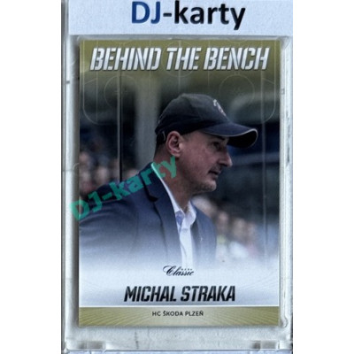 2016/17 OFS Michal Straka #BB-6 xx/100 Behind the Bench (matná)