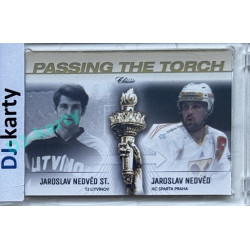 2016/17 OFS Jaroslav Nedvěd st. a ml. #PT-21 xx/100 Passing the Torch