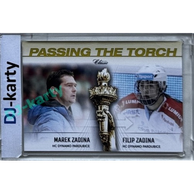 2016/17 OFS Marek Zadina / Filip Zadina #PT-22 xx/100 Passing the Torch (matná)