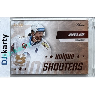 2019/20 OFS Jaromír Jágr #US-JJÁ 65/68 Uniuque Shooters Expo Pard.
