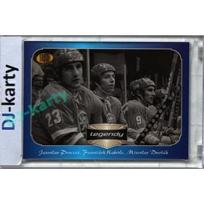 2009/10 OFS #L01 Jaroslav Pouzar / František Kaberle / Miroslav Dvořák Legendy