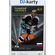 2011 OFS Premium #INT11 František Gerhát International Heroes Red 223/xxx