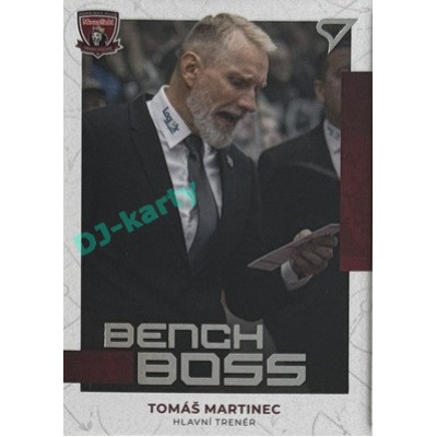 2022/23 Sportzoo ELH 2. série #BB-06 Tomáš Martinec Bench Boss