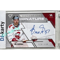 2023/24 Sportzoo ELH 1. série #SL1-JS Jan Švrček Authentic Signature Level 1 xxx/130