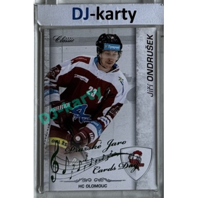 2017/18 OFS #273 Jiří Ondrušek Cards Day Pražské Jaro