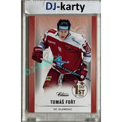 2016/17 OFS #179 Tomáš Fořt 1st Day of Issue