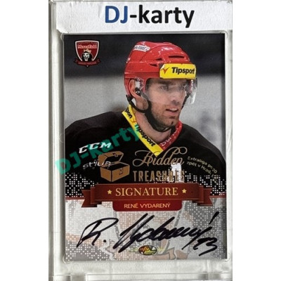 2013/14 OFS René Vydarený #SIGN45 Signature Silver Hidden Treasures 02/10