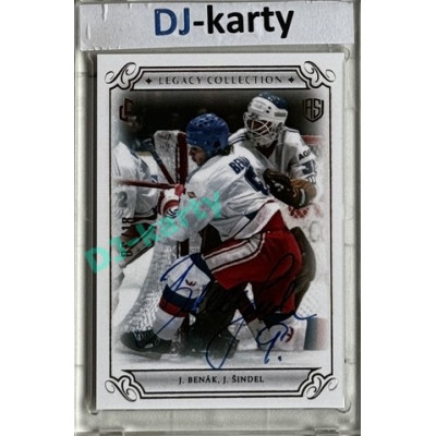 LC Legacy collection 1985 #LC-64 Jaroslav Benák, Jaromír Šindel Authentic Signature 06/18