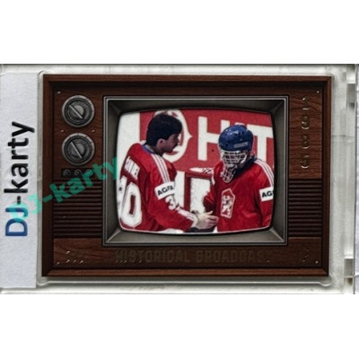 LC Legacy collection 1985 #HB-56 Jaromír Šindel, Jiří Králík Historical Broadcast Velvet Platinum 7/7