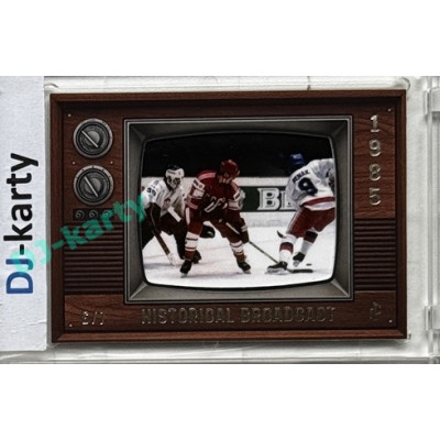 LC Legacy collection 1985 #HB-04 Jaromír Šindel, Jaroslav Benák, Michail Vasiljev Historical Broadcast Velvet Platinum 6/7