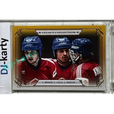 LC Legacy collection 1985 #LC-74 Jaroslav Benák, Liří Lála, Jiří Králík Gold 6/6