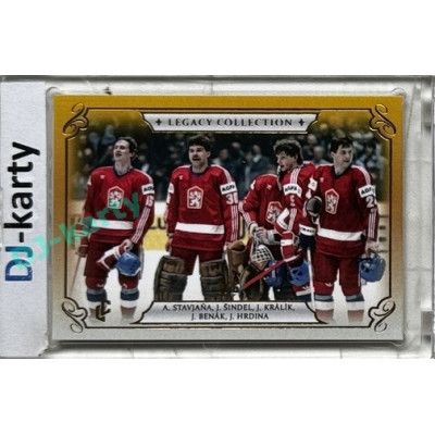LC Legacy collection 1985 #LC-69 Antonín Stavjaňa, Jaromír Šindel, Jiří Králík, Jaroslav Benák, Jiří Hrdina Gold 1/6