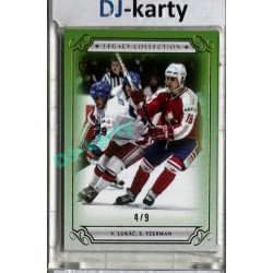 LC Legacy collection 1985 #LC-41 Vincent Lukáč, Steve Yzerman Green 4/9
