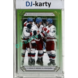 LC Legacy collection 1985 #LC-31 Jiří Lála, František Musil, Antonín Stavjaňa Green 4/9