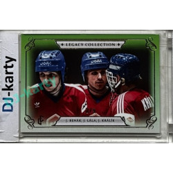 LC Legacy collection 1985 #LC-74 Jaroslav Benák, Liří Lála, Jiří Králík Green 3/9