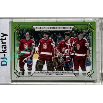 LC Legacy collection 1985 #LC-69 Antonín Stavjaňa, Jaromír Šindel, Jiří Králík, Jaroslav Benák, Jiří Hrdina Green 6/9