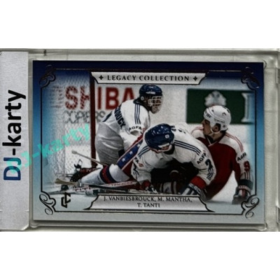 LC Legacy collection 1985 #LC-84 John Vanbiesbrouck, Moe Mantha, Tony Tanti Blue 04/12