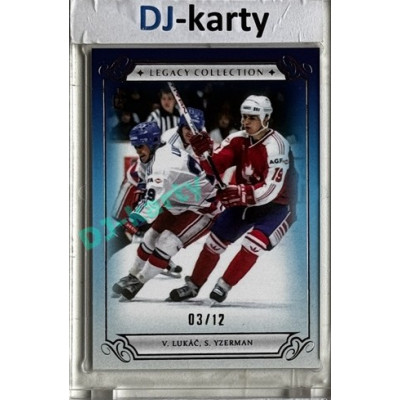 LC Legacy collection 1985 #LC-41 Vincent Lukáč, Steve Yzerman Blue 03/12