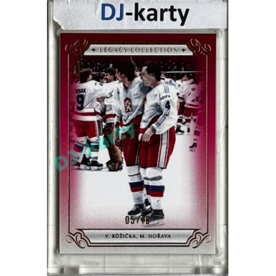 LC Legacy collection 1985 #LC-58 Vladimír Růžička, Miloslav Hořava Red 05/16