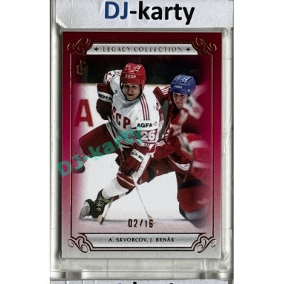 LC Legacy collection 1985 #LC-40 Alexandr Skvorcov, Jaroslav Benák Red 02/16