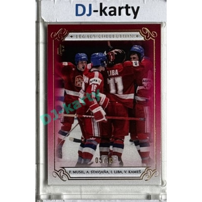 LC Legacy collection 1985 #LC-14 František Musil, Antonín Stavjaňa, Igor Liba, Vladimír Kameš Red 05/16