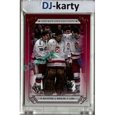 LC Legacy collection 1985 #LC-02 Jiří Králík, Igor Liba, Pavel Richter Red 16/16