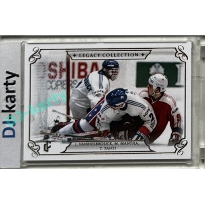 LC Legacy collection 1985 #LC-84 John Vanbiesbrouck, Moe Mantha, Tony Tanti White 07/20