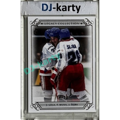 LC Legacy collection 1985 #LC-37 Jiří Lála, František Musil, Jiří Šejba White 14/20