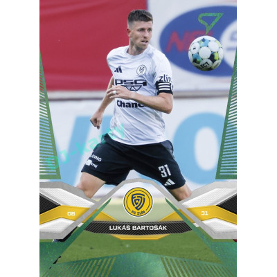 2025/26 Sportzoo Chance Liga 1. série #182 LUKÁŠ BARTOŠÁK Green