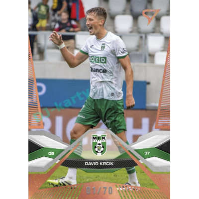 2025/26 Sportzoo Chance Liga 1. série #112 DÁVID KRČÍK Cooper xx/70