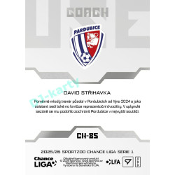 2025/26 Sportzoo Chance Liga 1. série #CH-85 Coach Clubhouse