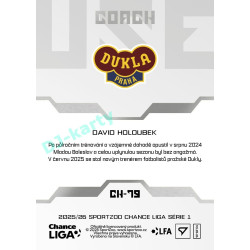 2025/26 Sportzoo Chance Liga 1. série #CH-79 Coach Clubhouse