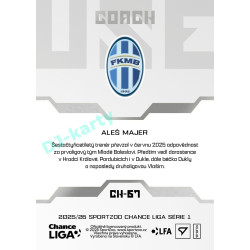 2025/26 Sportzoo Chance Liga 1. série #CH-67 Coach Clubhouse