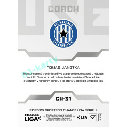 2025/26 Sportzoo Chance Liga 1. série #CH-31 Coach Clubhouse