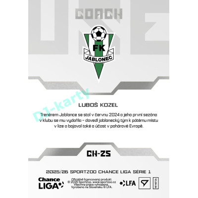 2025/26 Sportzoo Chance Liga 1. série #CH-25 Coach Clubhouse