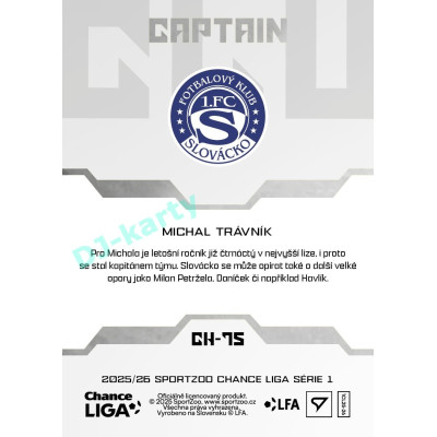 2025/26 Sportzoo Chance Liga 1. série #CH-75 Captain Clubhouse