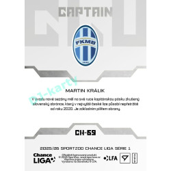 2025/26 Sportzoo Chance Liga 1. série #CH-69 Captain Clubhouse