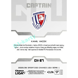 2025/26 Sportzoo Chance Liga 1. série #CH-87 Captain Clubhouse