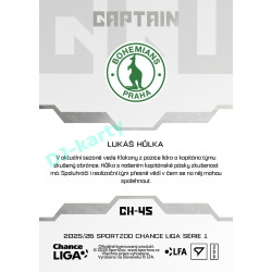 2025/26 Sportzoo Chance Liga 1. série #CH-45 Captain Clubhouse
