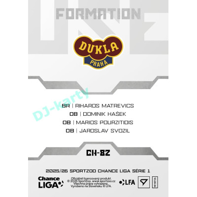 2025/26 Sportzoo Chance Liga 1. série #CH-82 Defense Clubhouse