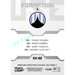 2025/26 Sportzoo Chance Liga 1. série #CH-52 Defense Clubhouse